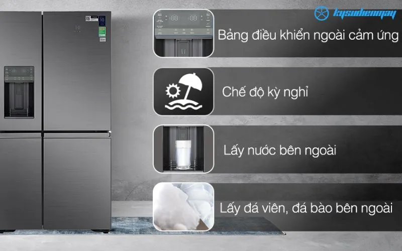 Tiện ích tủ lạnh electrolux